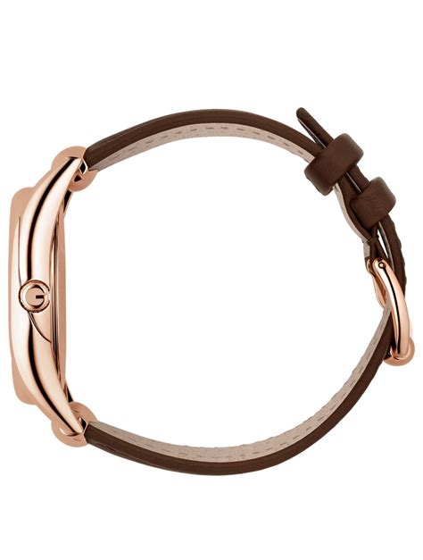 gucci horsebit rose gold tone brown leather strap watch|Gucci Horsebit belt bag.